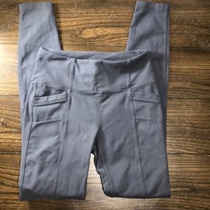 Athleta Gray Metro High Waisted Legging size XS